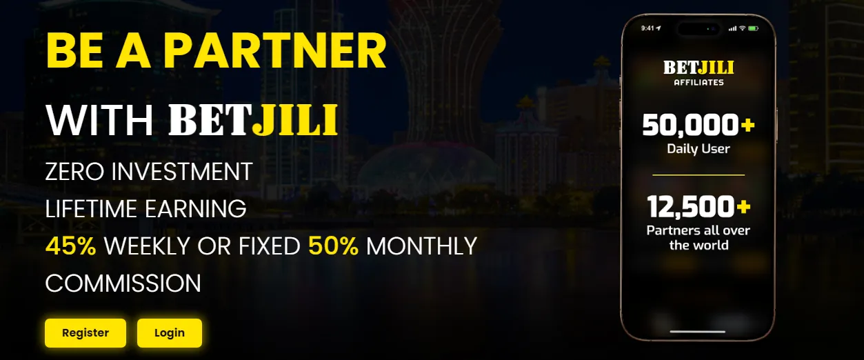 Betjili affiliate program dashboard